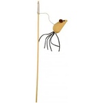 Kerbl Играчка за котки Kerbl Cat Playing Rod Mouse Nature - Въдица мишка 40 см - Kerbl Германия 82630