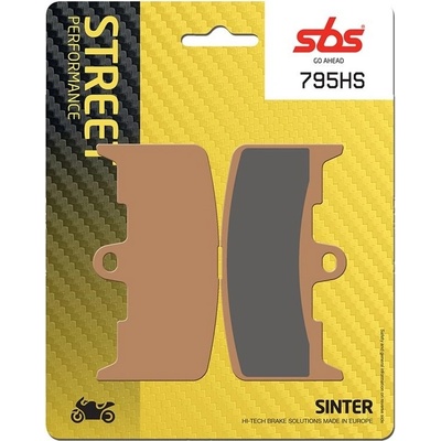 Přední brzdové destičky SBS Buell XB12S 1200 Lightning 2004 - 2008 směs HS – Hledejceny.cz