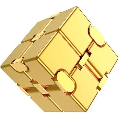 Infinity Cube Antistresová kocka kovová červená