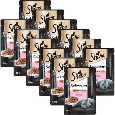 Sheba Selection in Sauce losos 12 x 85 g