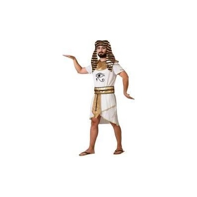 BigBuy Carnival Маскировъчен костюм за възрастни Златен Египтянин Размер m/l
