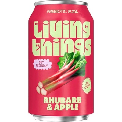 Living Things Rhubarb & Apple 330 ml