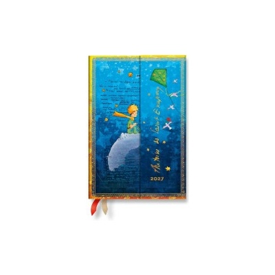 Saint-Exupéry, the Little Prince Mini Hardcover 12-Month Daily Planner, 416pg, 80gsm by Paperblanks Embellished Manuscripts Collection 2027