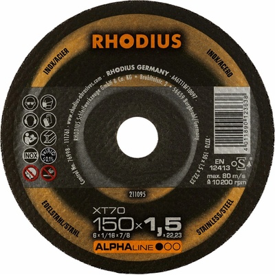 Rhodius Rezný kotúč 150 x 1,5 x 22,23 mm 211095