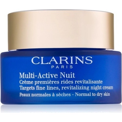 Clarins Multi-Active (Revitalizing Night Cream ) Revitalizačný nočný krém proti jemným vráskam pre normálnu a suchú pleť 50 ml