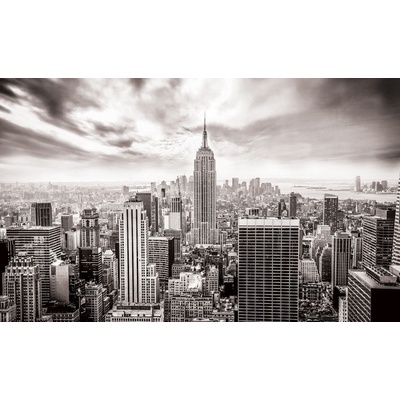 Postershop Fototapeta vliesováPohled na New York černobílá rozměry 184x254 cm
