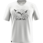 Salewa Мъжка спортна тениска Salewa Eagle Geometric T-Shirt Sport shirt - Optical White - размер 50 (EU) (216-6027-0213)