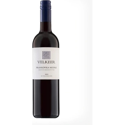 Velkeer Frankovka modrá suché červené 2022 12,5% 0,75 l (čistá fľaša)