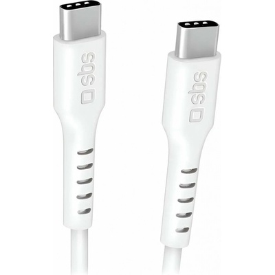 SBS TECABLE3MTCC240W USB-C/USB-C 240 W, 3m, bílý