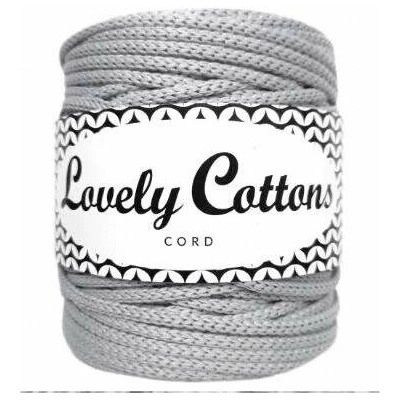 Polyesterová šňůra Lovely Cottons 3mm - Světlá šedá