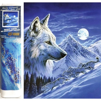 Norimpex - Puzzle Diamond Painting Noční lovci 30x40cm - 1 - 39 piese