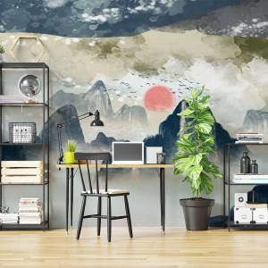 Art Gift Decor Фототапет Абстрактни планини