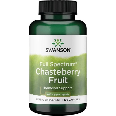 Swanson Chasteberry Fruit Drmek obecný 400 mg 120 kapslí