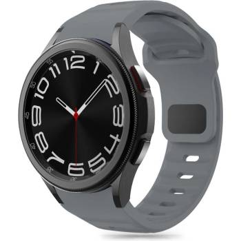 Tech-Protect Силиконова каишка за часовник Samsung Galaxy Watch 4/5/5Pro/6/7/FE от Tech-Protect Silicone Line - Crayon Grey (5906302313631)