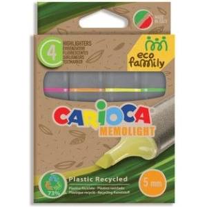 CARIOCA - Еко текст маркери - 4 цвята (43098)