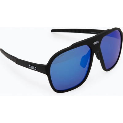 Bliz Слънчеви очила Bliz A002 matte black/grey blue multi