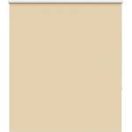 vidaXL Ролкова щора Blackout Бежова 135x150 cm Ширина на плата 131, 6cm (4010745)