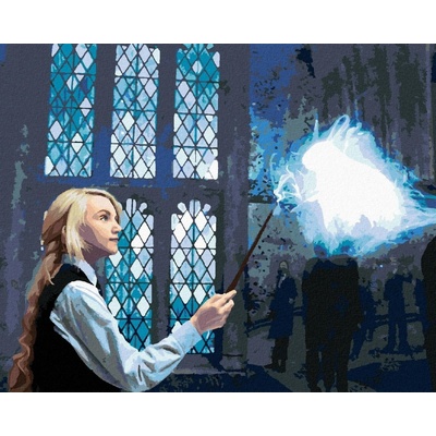 zuty Malování Podle Čísel Lenka Čaruje Patrona Harry Potter 40 x 50 Cm Plátno 8596530239840