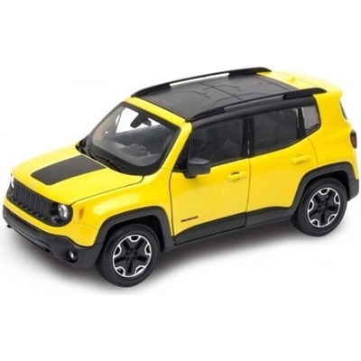 Welly Auto Jeep Renegade Trailhawk žlutá 1:24
