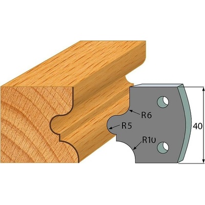 IGM Professional IGM Profil 012 - pár obmedzovačov 40x4mm SP F027-012