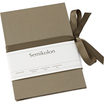 Semikolon Албум за снимки Leporello Uni голям, сиво-кафяв (370022)