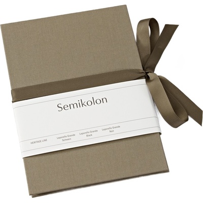 Semikolon Албум за снимки Leporello Uni голям, сиво-кафяв (370022)