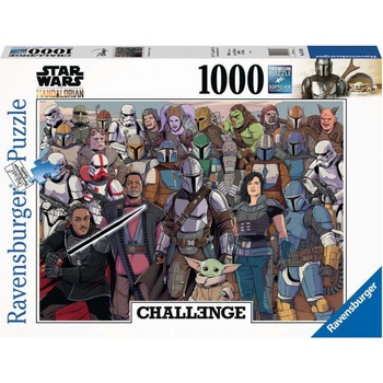 Star Ravensburger 16770 Wars: Mandalorian výzva 1000 dílků