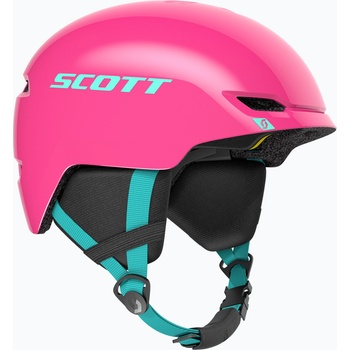 SCOTT Детска скиорска каска SCOTT Keeper 2 mint green/neon pink