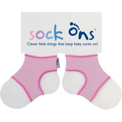 KIKKO SOCK ONS Držák ponožek Classic Baby růžová