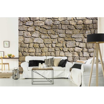 DIMEX ART s. r. o Самозалепваща се флизелинова фототапета изветряла каменна стена 375 x 250 см
