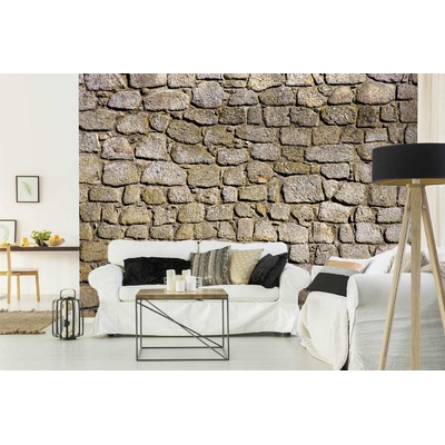 DIMEX ART Самозалепваща се флизелинова фототапета изветряла каменна стена 375 x 250 см