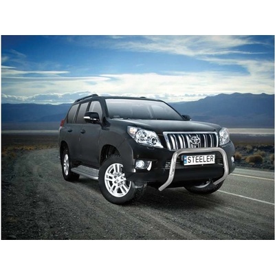 STEELER Predný ochranný rám nízký nerez Toyota Land Cruiser 150, 2010-2013