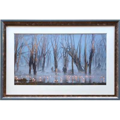 Šilha Václav - Plaměňáci v mlze | 89.4x60.3