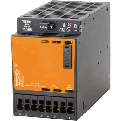 Weidmüller PRO TOP3 960W 24V 40A napájací zdroj, 24 V/DC, 40 A, 960 W