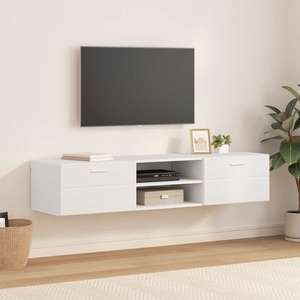 vidaXL Дървен шкаф 150 x 39 x 30 см Бяло Инженерна дървесина (880231)