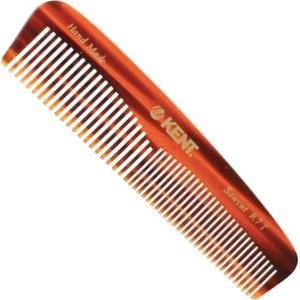 Kent Handmade Pocket Comb Thick/Fine Hair 130 mm