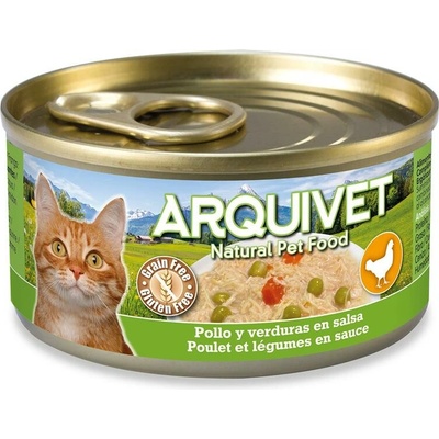 Arquivet Cat kuracia v omáčke so zeleninou 80 g