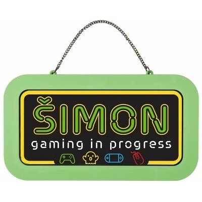 ALBI Neonová cedulka se jménem - Šimon
