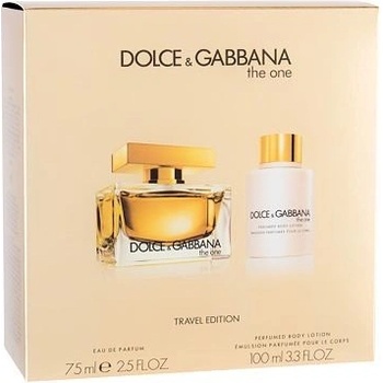 Dolce & Gabbana The One EDP 75 ml + tělové mléko 100 ml pro ženy dárková sada