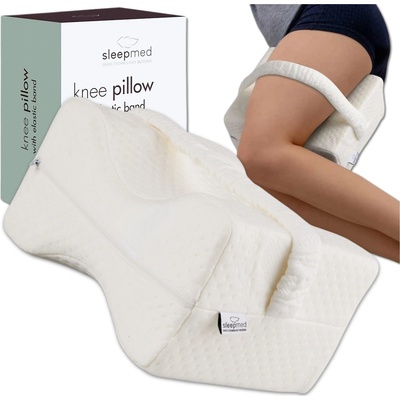 Sleepmed polštář pod kolena z paměťové pěny, spaní na boku 27x15x20