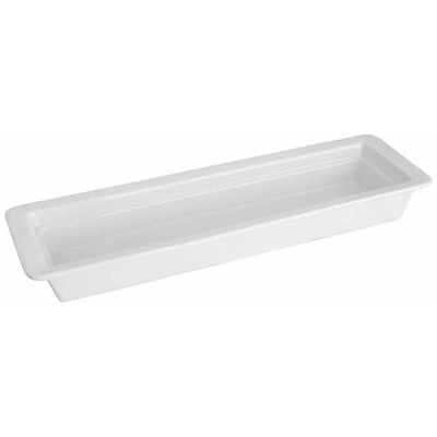 Porcelánová gastronádoba biela 2/4, 53 x 16 x 6,5 cm 100032300