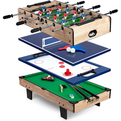 Neosport 4в1 мултифункционална маса за футбол 80x43x30cm - natural (NS-800)