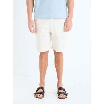 Celio Кремави мъжки товарни шорти Celio Gojogbm Celio | Byal | МЪЖЕ | S