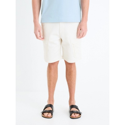 Celio Кремави мъжки товарни шорти Celio Gojogbm Celio | Byal | МЪЖЕ | S