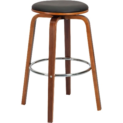 Carmen Бар стол Carmen 4030 - орех/черен (3521137)