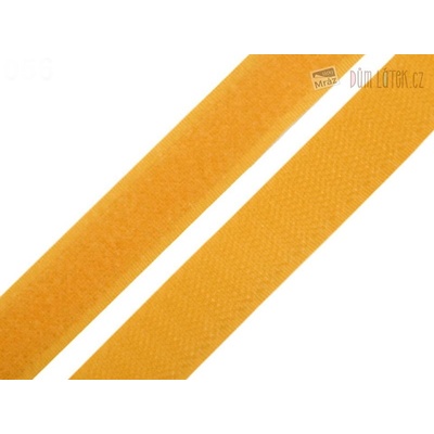 Suchý zips šírka 20 mm žltý