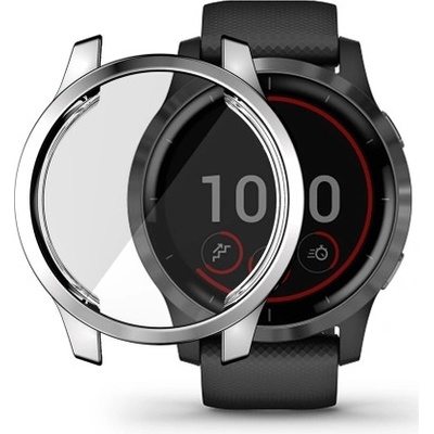 PROTEMIO 33334 Ochranný obal Garmin Vivoactive 4S / Garmin Venu 2S stříbrný