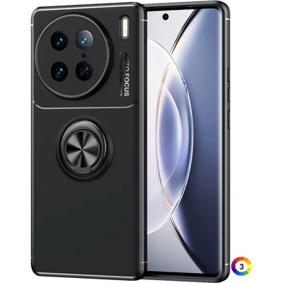 vivo X90 Pro Удароустойчив Ring Holder Калъф и Протектор