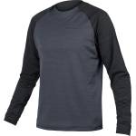 Endura Мъжка фланелка с дълъг ръкав за колоездене Endura Singletrack Fleece Cycling jersey - Black - размер XL (056-1604-0114)