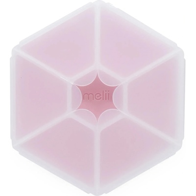 Melii Шестоъгълна кутия за закуски Melii - С 6 отделения, Pink (ML23700)